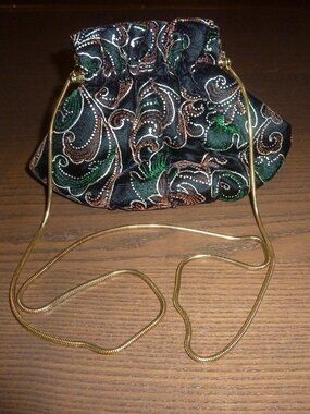 Share Carolyne Barton Paisley Evening purse Handbag